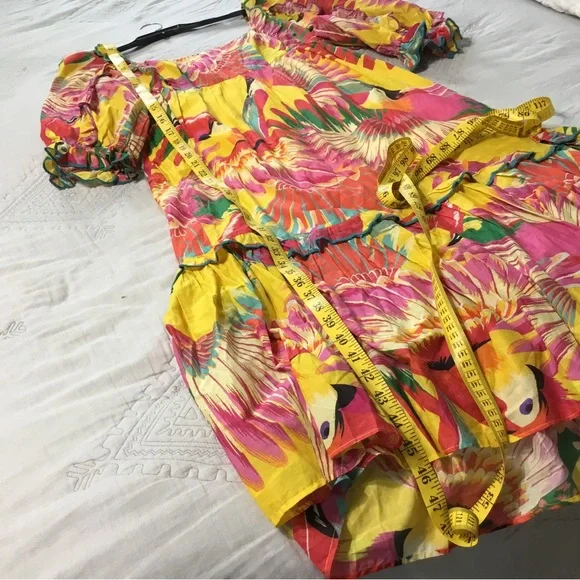 Farm Rio “Colorful Toucans” Midi Dress - Picture 5 of 9